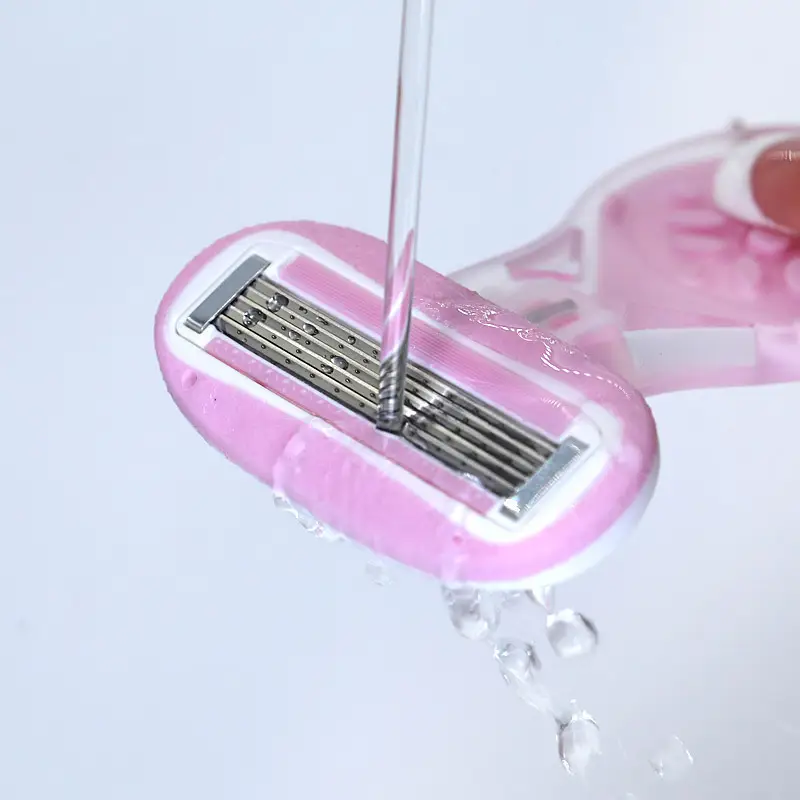 Cross-border foreign trade shaving knife ladies special body leg hair shaving armpit private parts shaving device 5 layer head hair removal knife