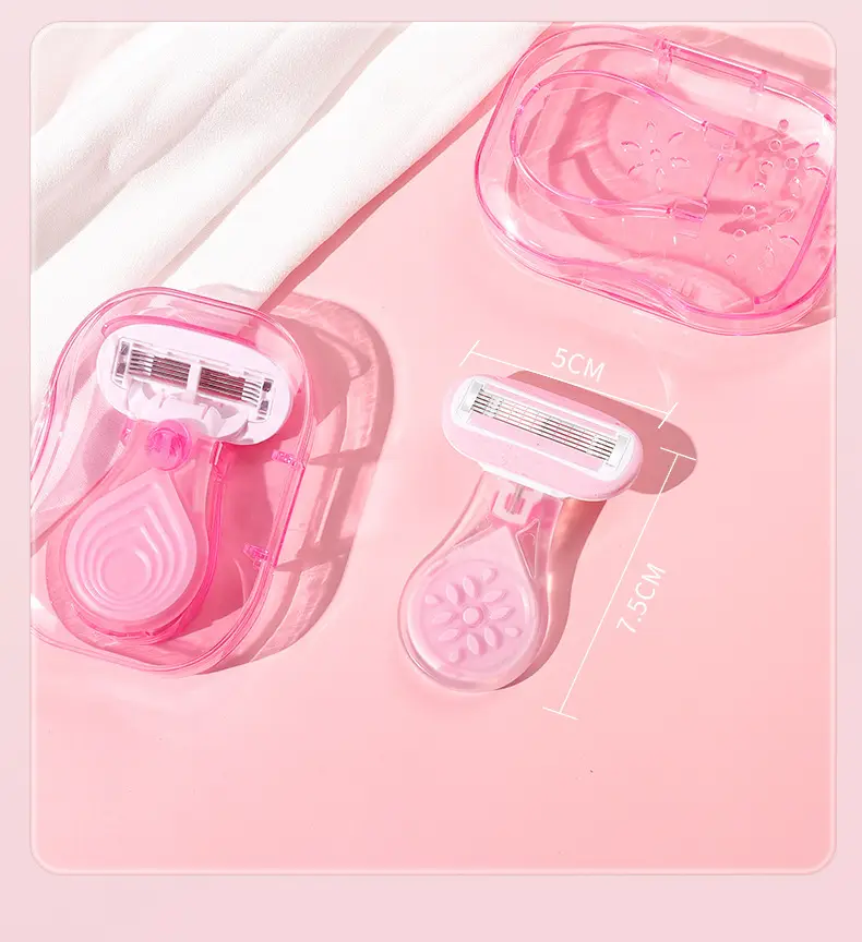 Cross-border foreign trade shaving knife ladies special body leg hair shaving armpit private parts shaving device 5 layer head hair removal knife — feature 9