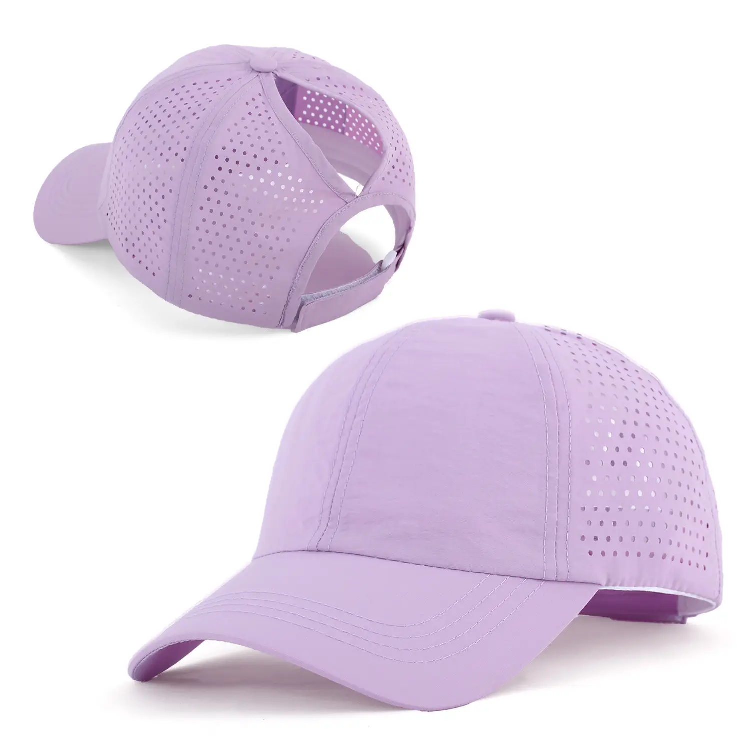 Women Blue Mesh Baseball Cap Breathable