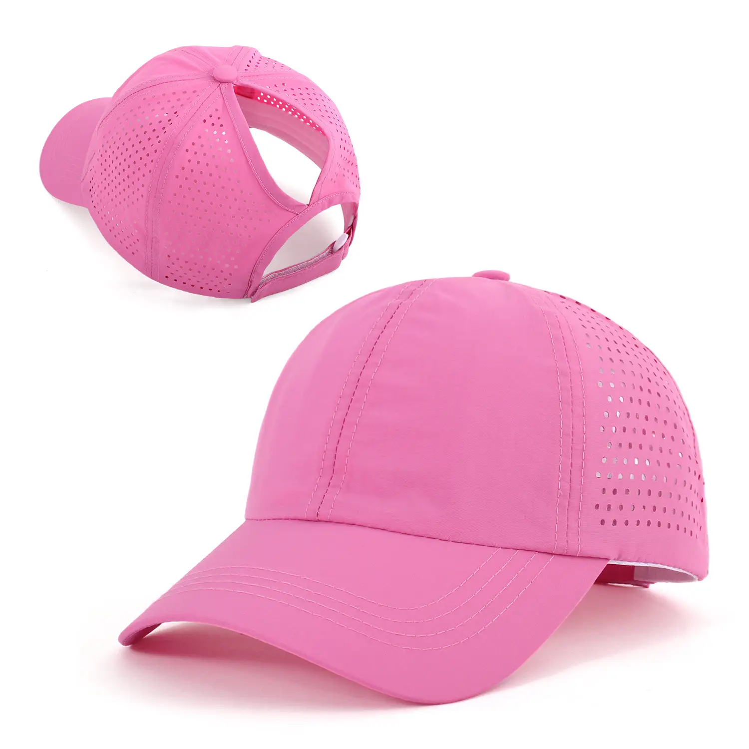 Women Blue Mesh Baseball Cap Breathable