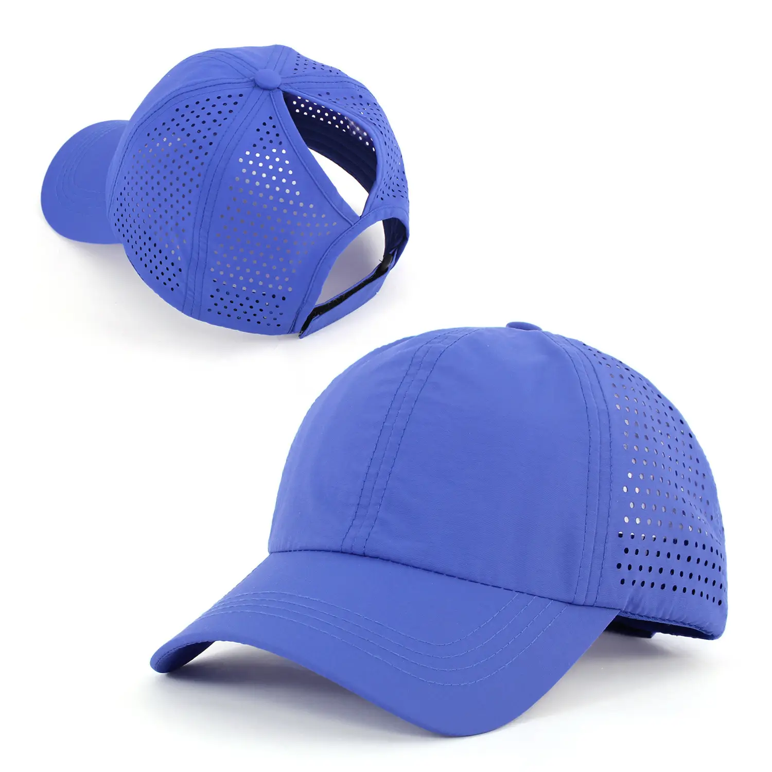 Women Blue Mesh Baseball Cap Breathable