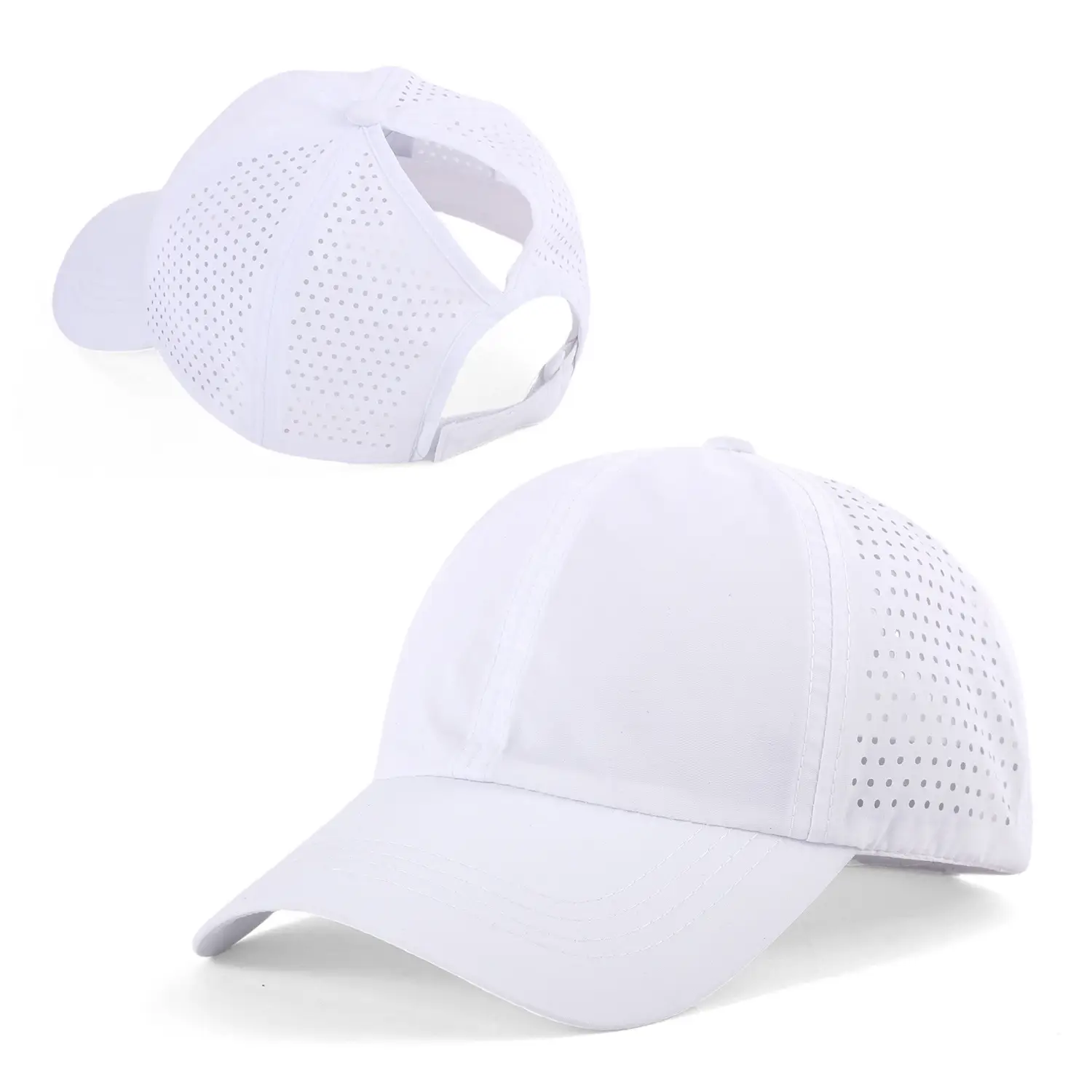 Women Blue Mesh Baseball Cap Breathable