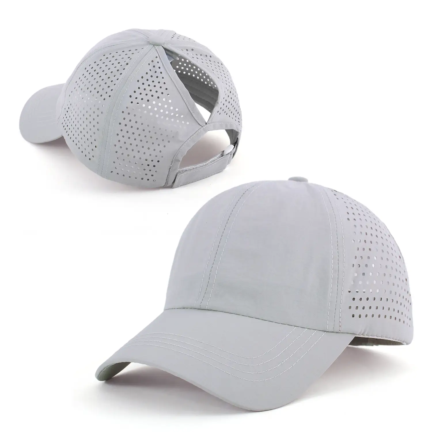 Women Blue Mesh Baseball Cap Breathable