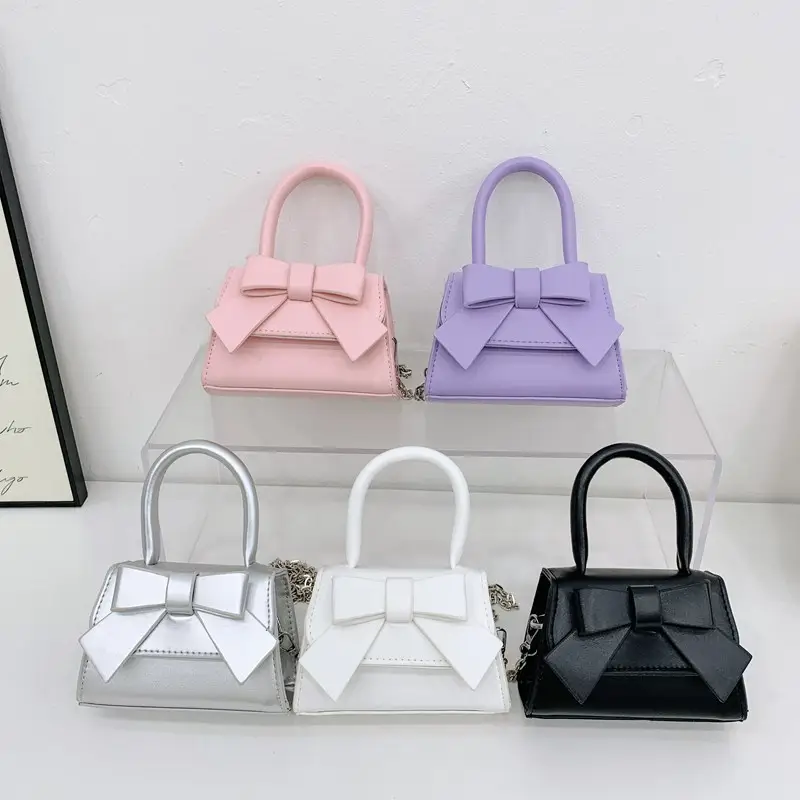 New Kids Cute Princess Bags Pink Purple White - Image 7