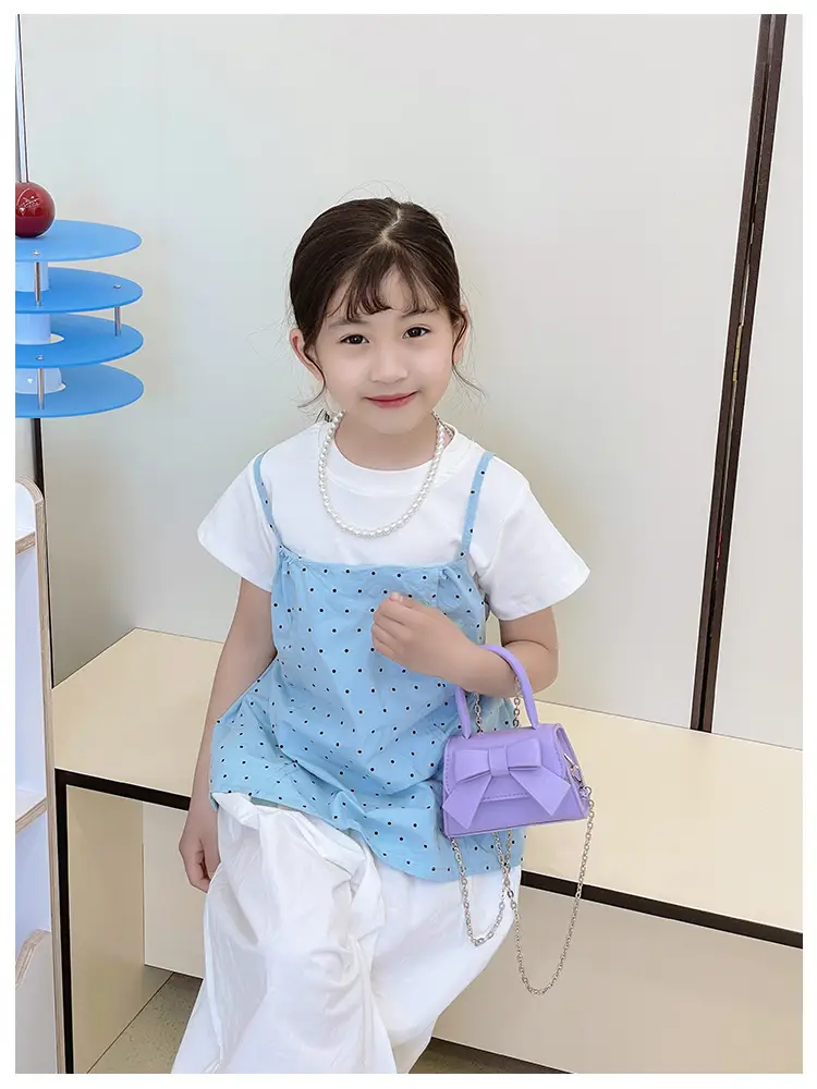 New Kids Cute Princess Bags Pink Purple White — feature 6