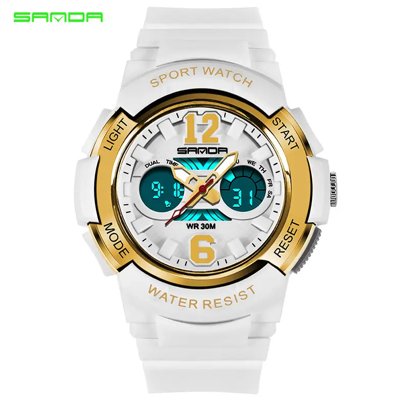 Dual Display Sports Watch for Men Women Waterproof
