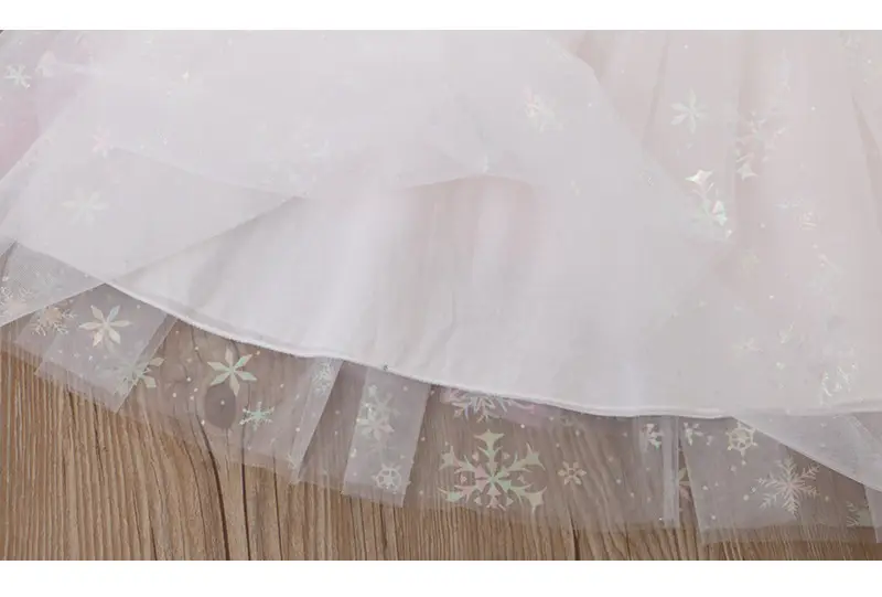 Elsa Princess Sequined Gauze Dress for Girls Light Blue — feature 10