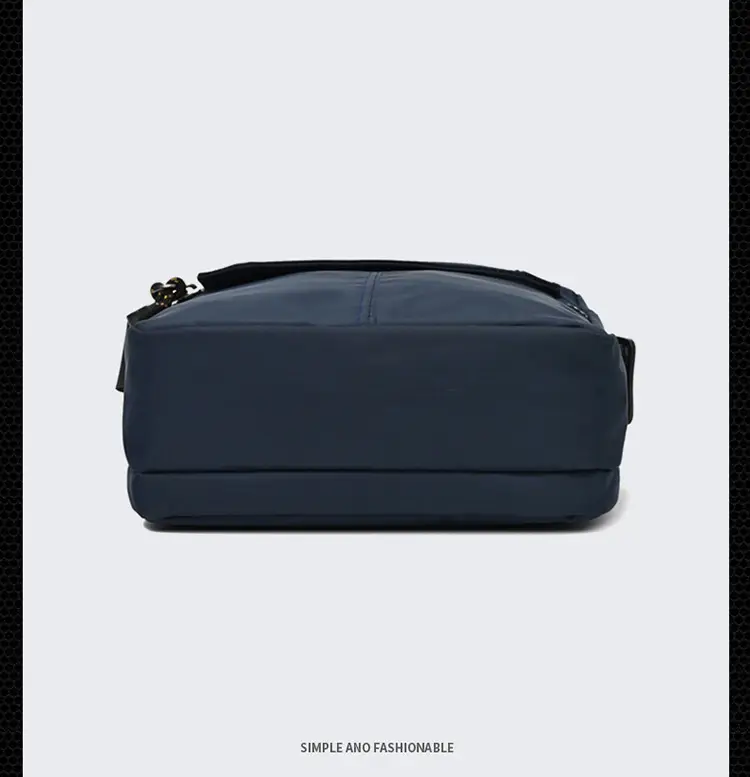 One-Shoulder Crossbody Bag for Men Black Multi-Compartment — feature 19
