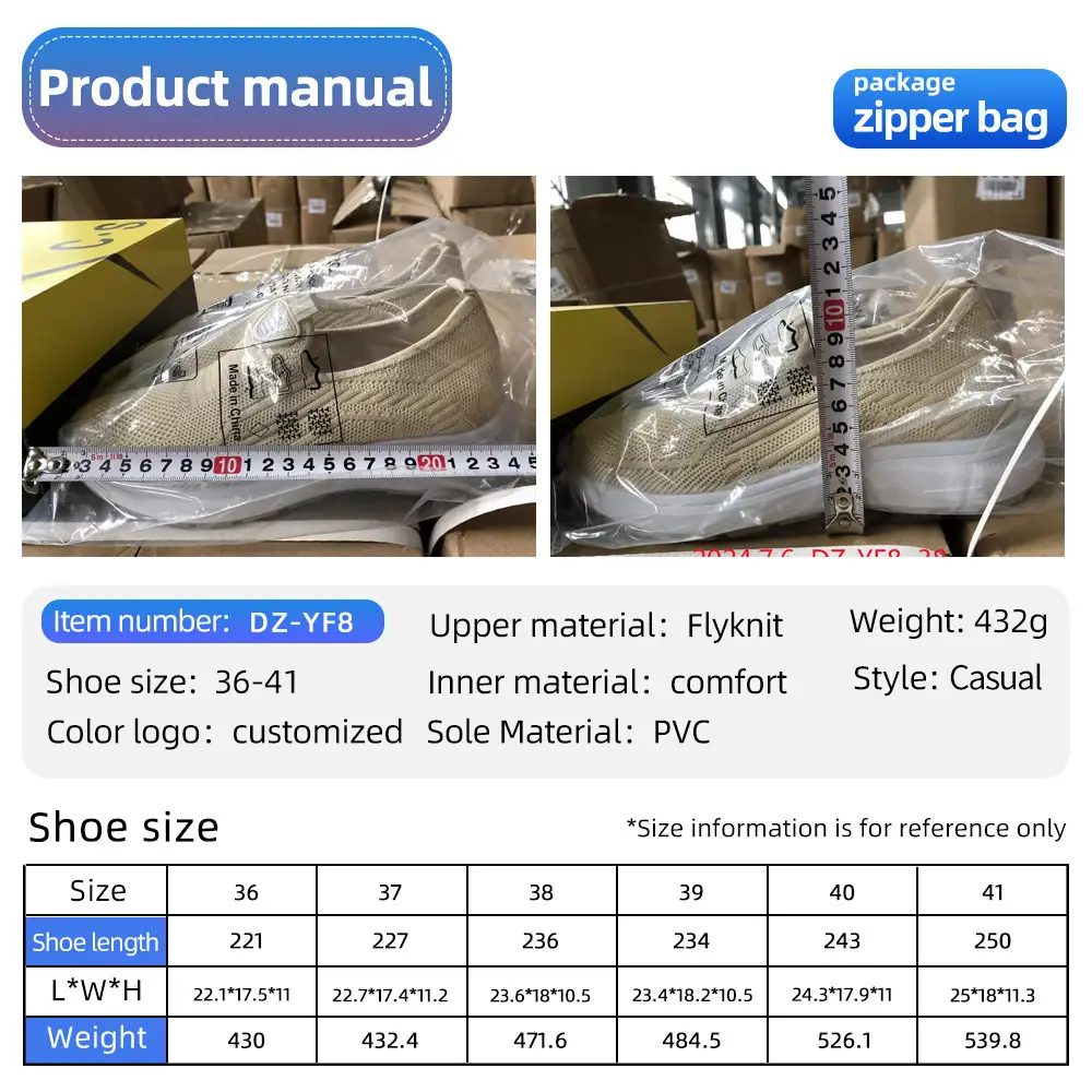 Women's Spring Casual Sports Breathable Cross-Border Large Size Women's Shoes, Women's Soft-Soled Slip-On Lazy Shoes - Image 11