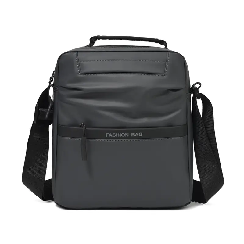 Men's Blue Oxford Cloth Shoulder Bag Commuter Crossbody - Image 2