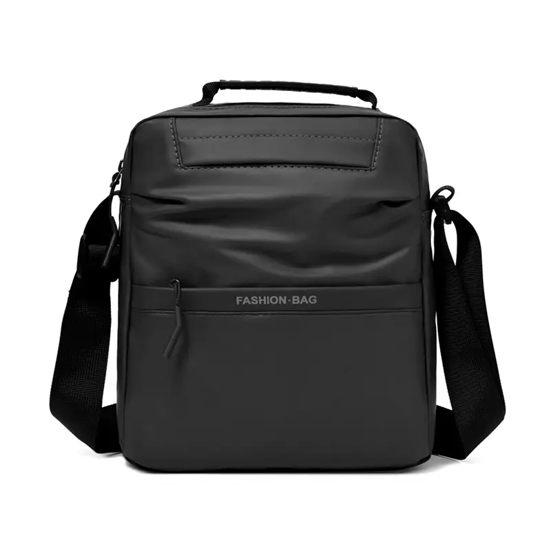 Men's Blue Oxford Cloth Shoulder Bag Commuter Crossbody - Image 3