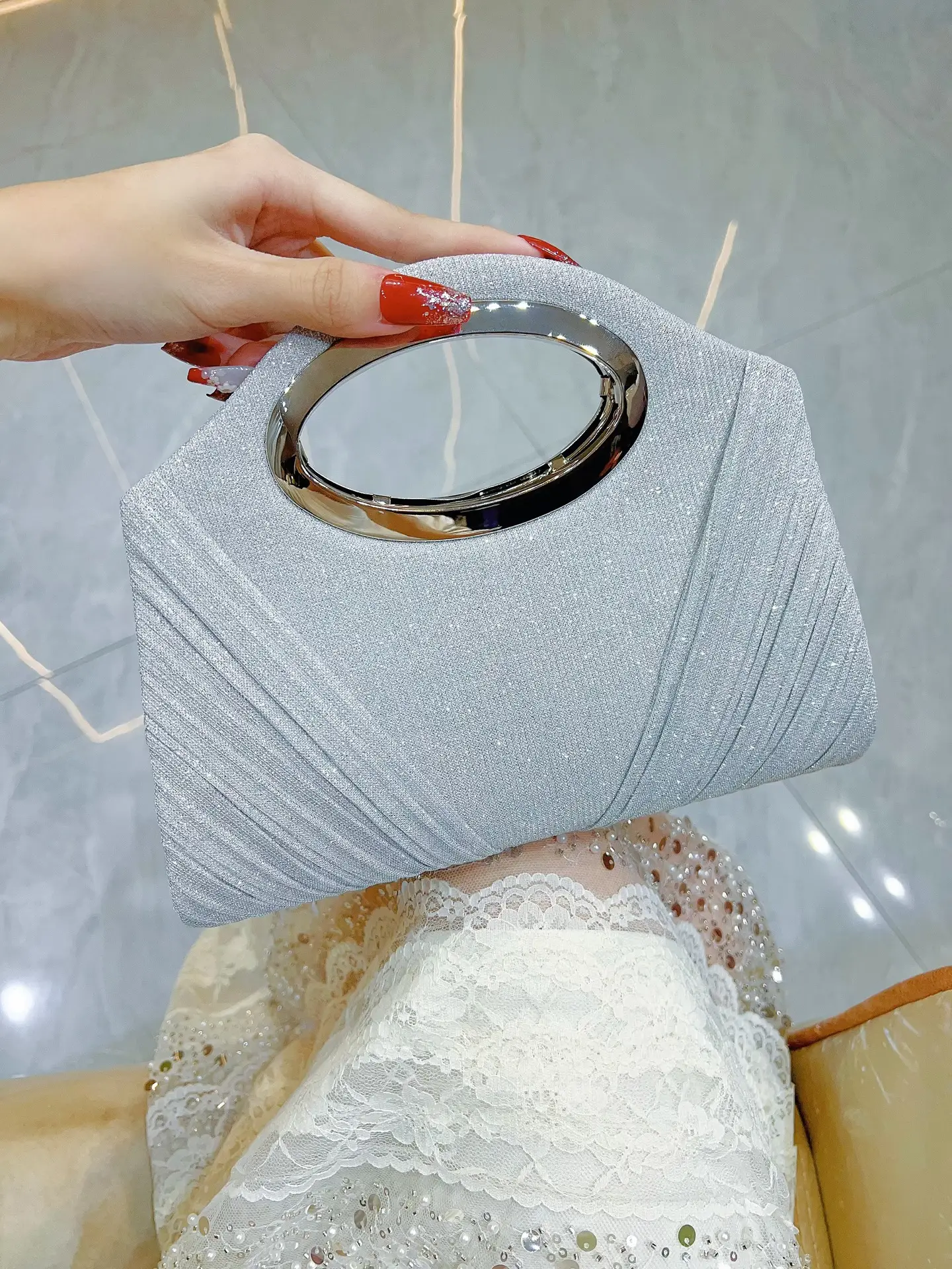 Women's Glitter Crossbody Bag for Banquet Evening Dress — feature 7