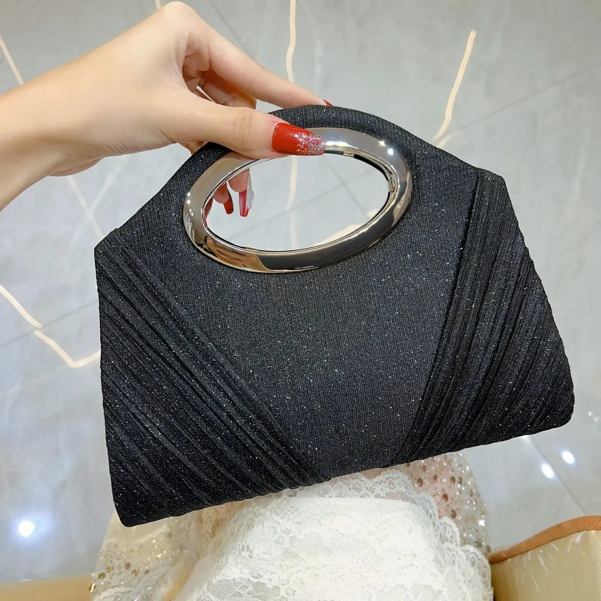 Women's Glitter Crossbody Bag for Banquet Evening Dress - Image 2