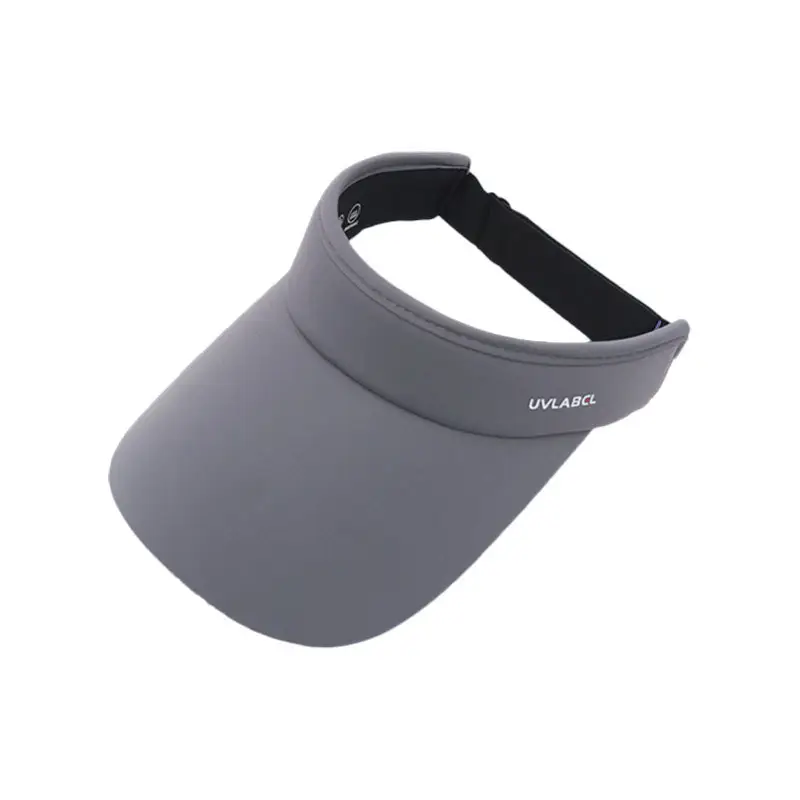 Women's Grey Brim Cap Sunscreen Hat 58CM - Image 11