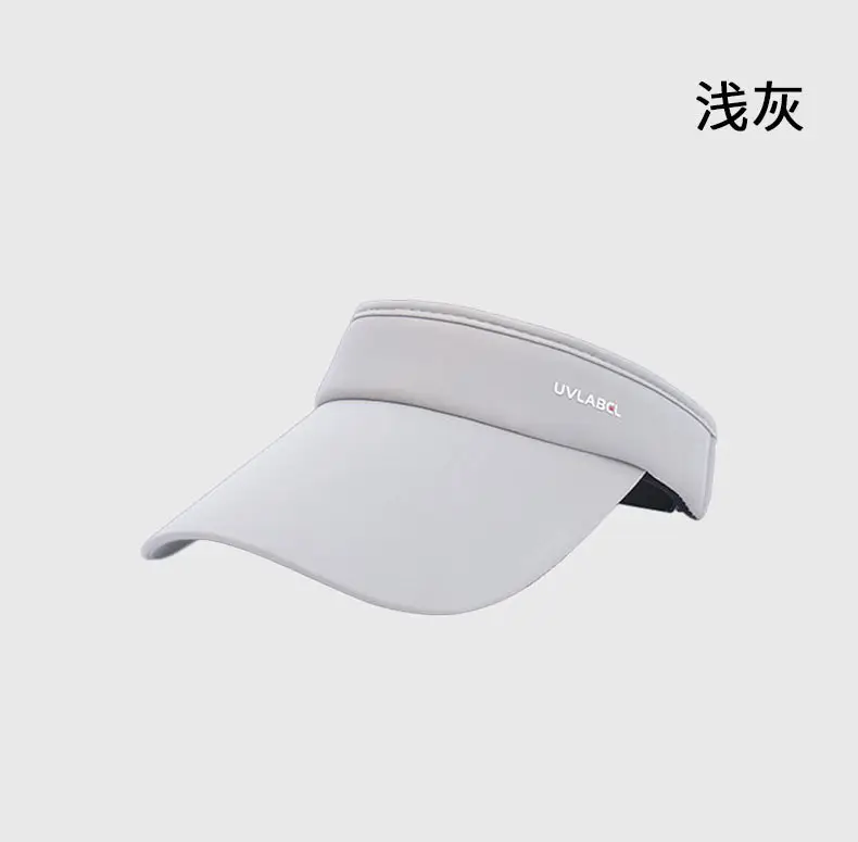Women's Grey Brim Cap Sunscreen Hat 58CM — feature 11