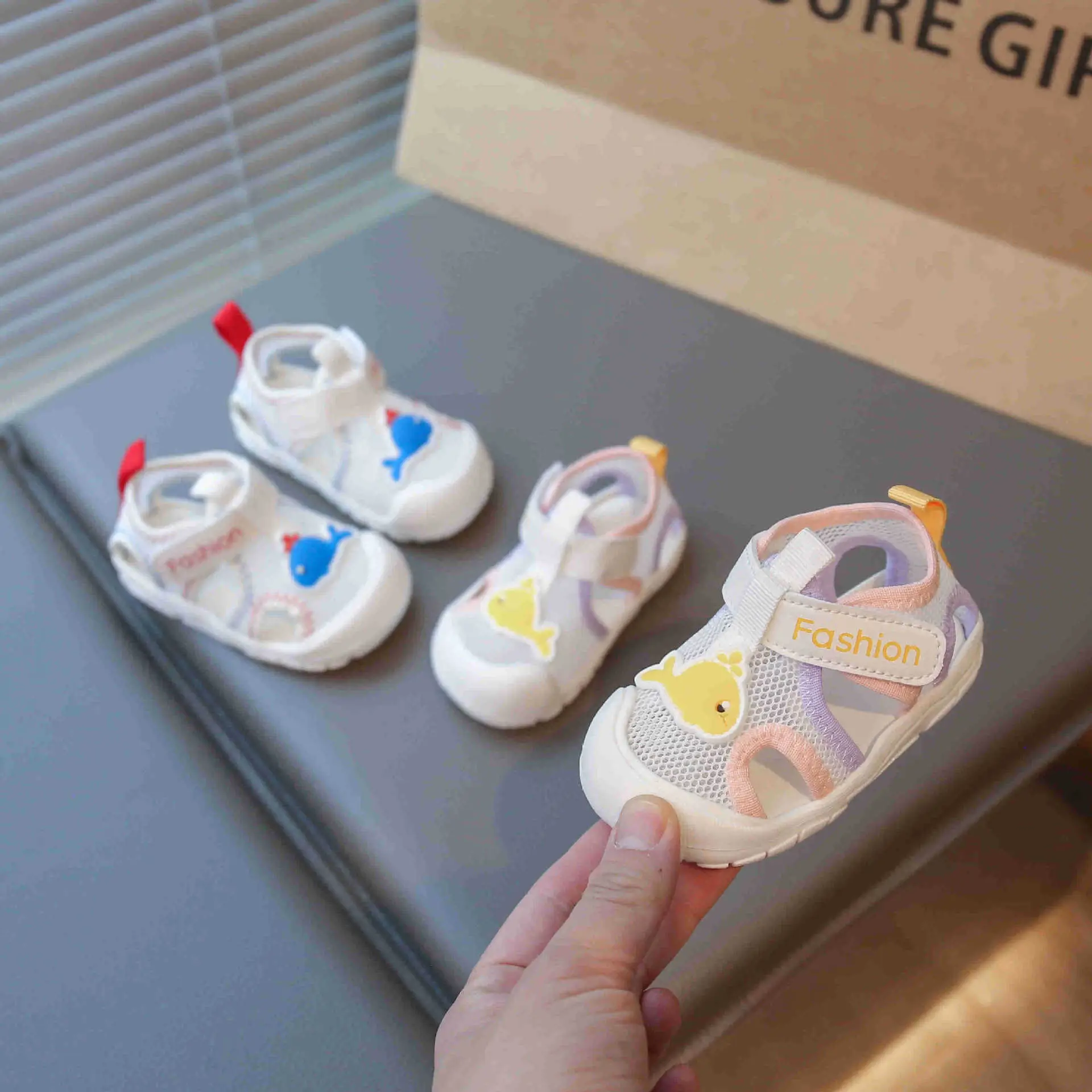 Baby Closed-Toe Sandals for Boys 1-2 Years