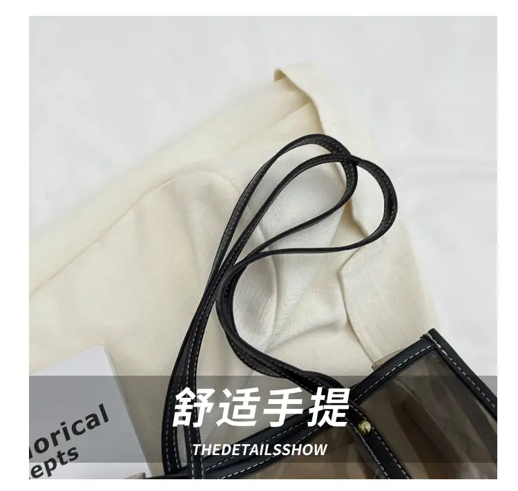 Transparent Bear Print Large Tote Bag for Women — feature 4