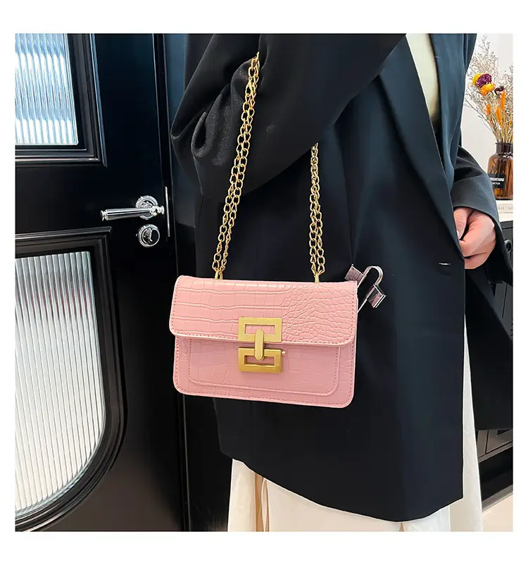Trendy White Chain Shoulder Bag for Women — feature 15