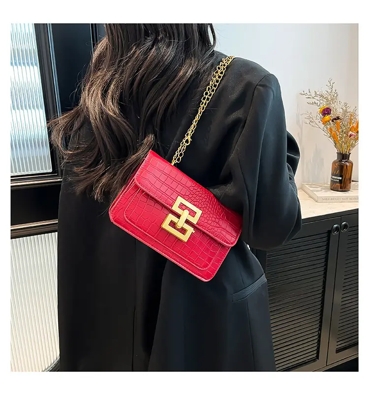 Trendy White Chain Shoulder Bag for Women — feature 19