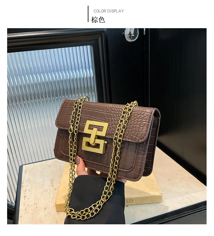 Trendy White Chain Shoulder Bag for Women — feature 27