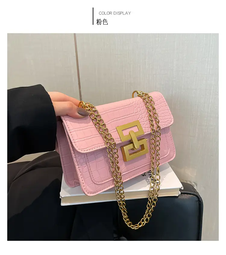 Trendy White Chain Shoulder Bag for Women — feature 28