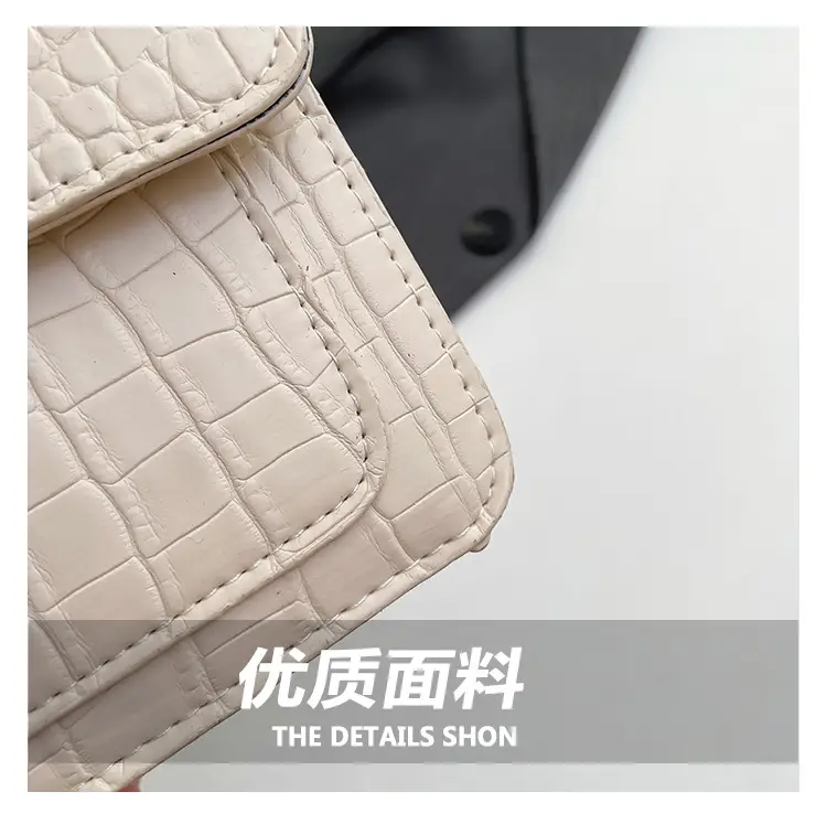 Trendy White Chain Shoulder Bag for Women — feature 6