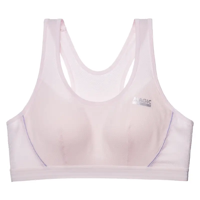 Girls' Sports Bras for Middle and High School Students, Shockproof Camisoles for Puberty Stages Two and Three