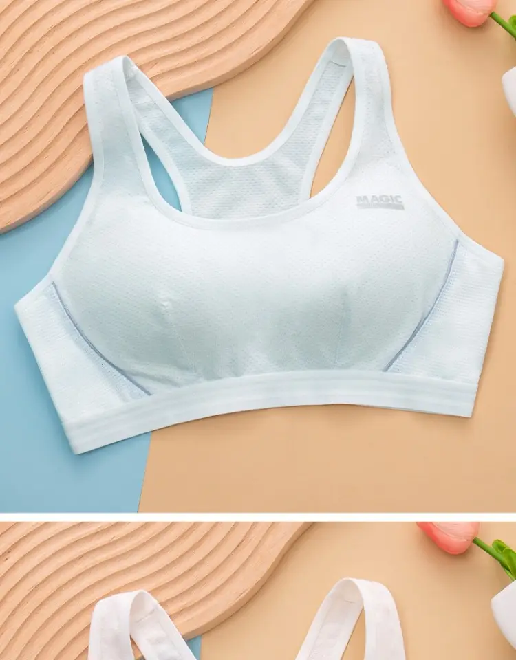 Girls' Sports Bras for Middle and High School Students, Shockproof Camisoles for Puberty Stages Two and Three — feature 21