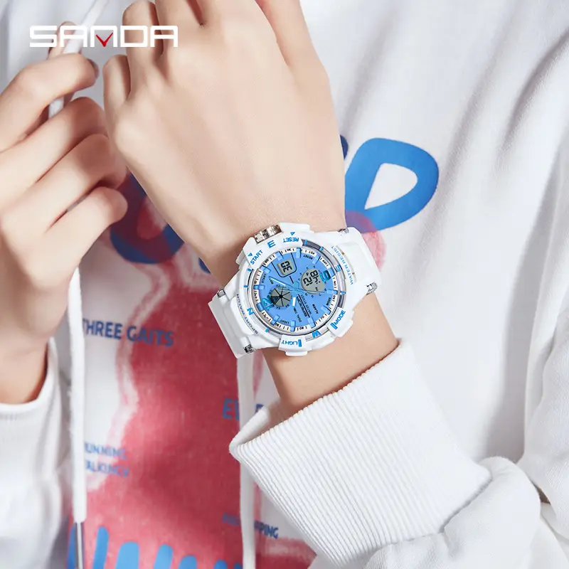 Sanda Multi-Functional Luminous Watch for Men Women - Image 7