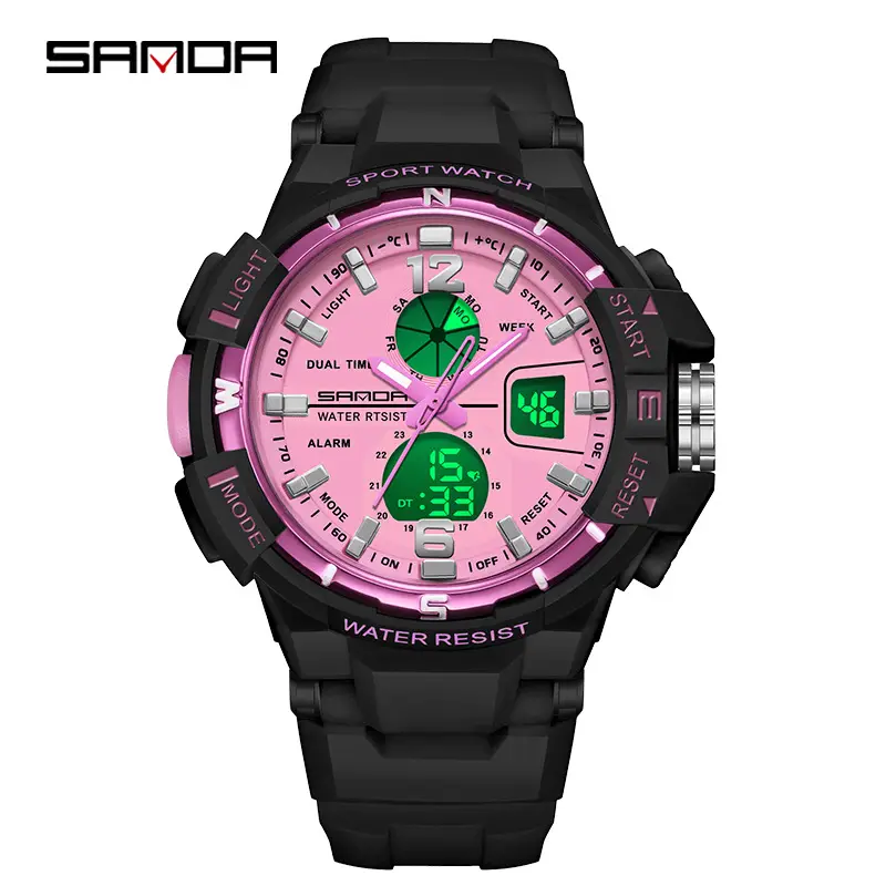 Sanda Multi-Functional Luminous Watch for Men Women - Image 10