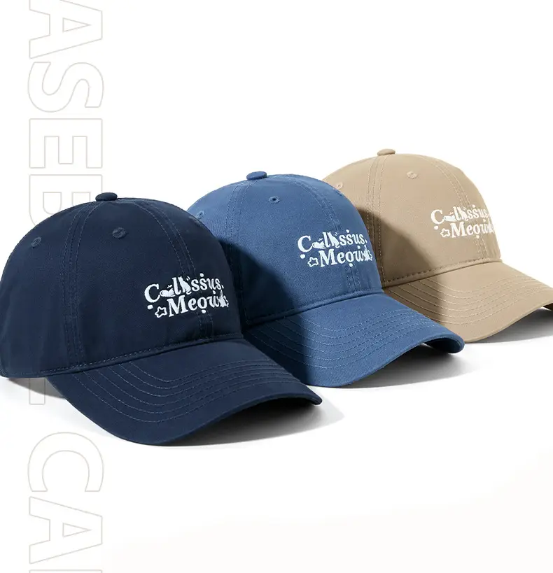 Japanese Style Embroidered Baseball Cap Black — feature 11