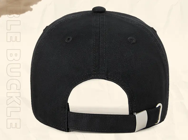 Japanese Style Embroidered Baseball Cap Black — feature 31