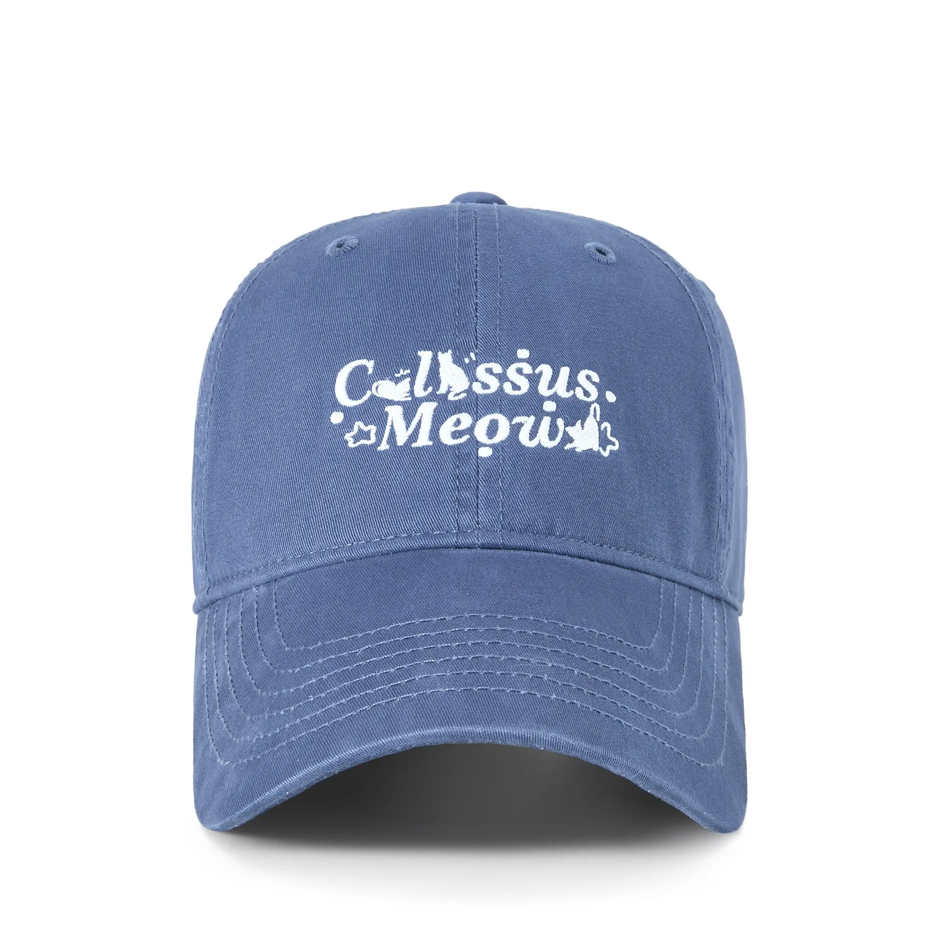 Japanese Style Embroidered Baseball Cap Black - Image 4