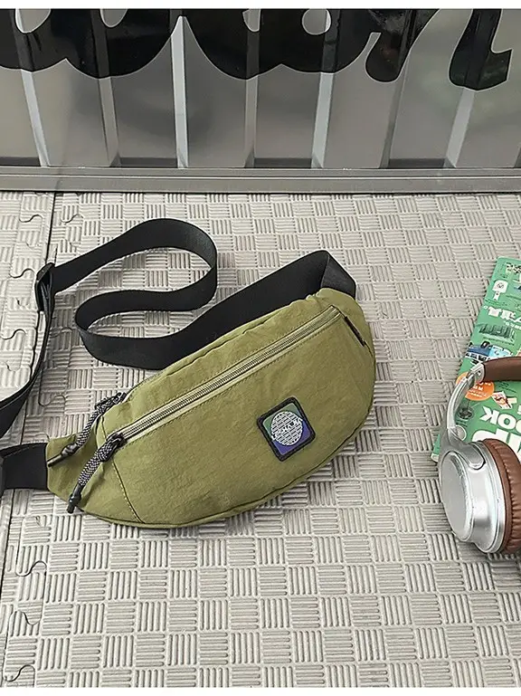 Black Crossbody Bag for Women Large Capacity Waist Bag - Image 10