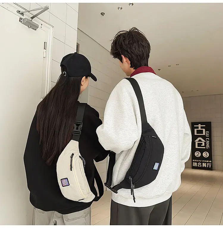 Black Crossbody Bag for Women Large Capacity Waist Bag — feature 17