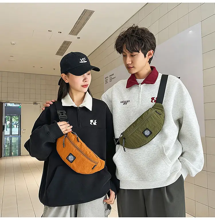 Black Crossbody Bag for Women Large Capacity Waist Bag — feature 26
