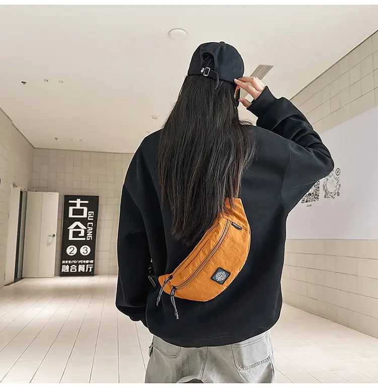 Black Crossbody Bag for Women Large Capacity Waist Bag — feature 30