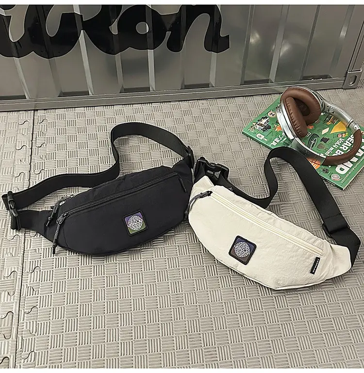 Black Crossbody Bag for Women Large Capacity Waist Bag — feature 40