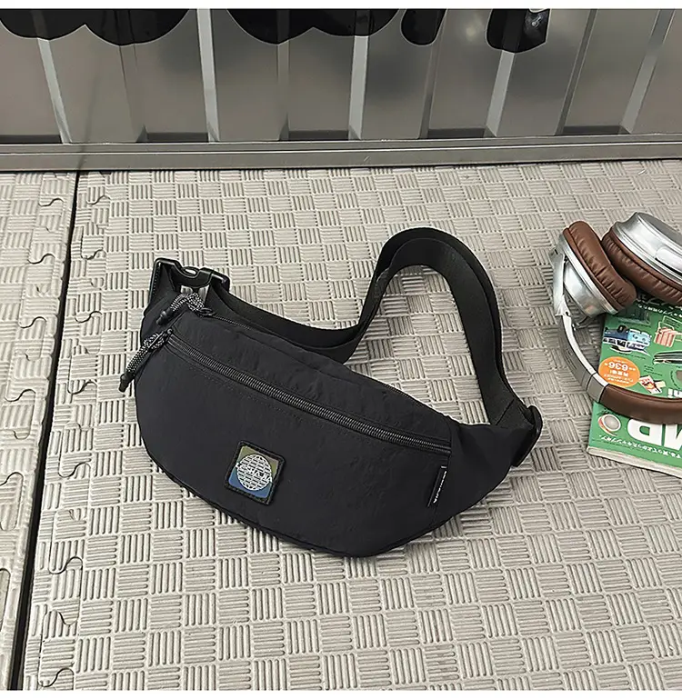 Black Crossbody Bag for Women Large Capacity Waist Bag — feature 41