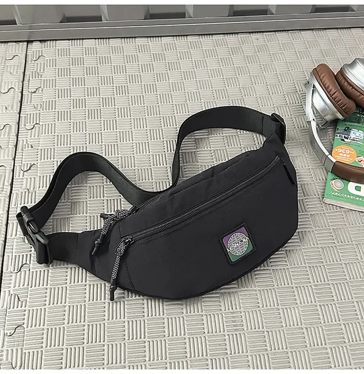 Black Crossbody Bag for Women Large Capacity Waist Bag — feature 42