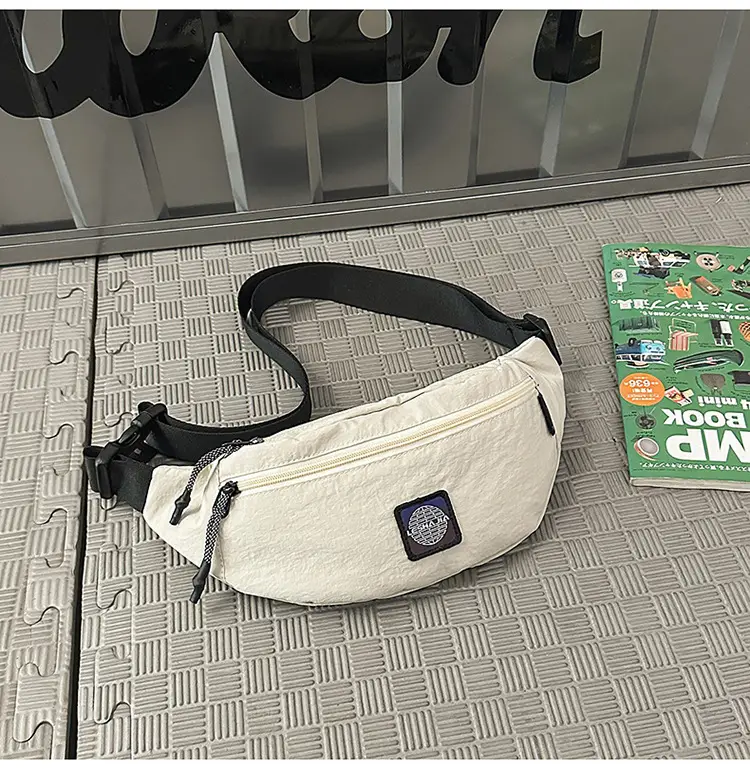 Black Crossbody Bag for Women Large Capacity Waist Bag - Image 2