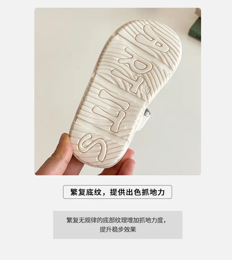 2025 Summer Toddler Sandals Black White Soft Bottom — feature 5