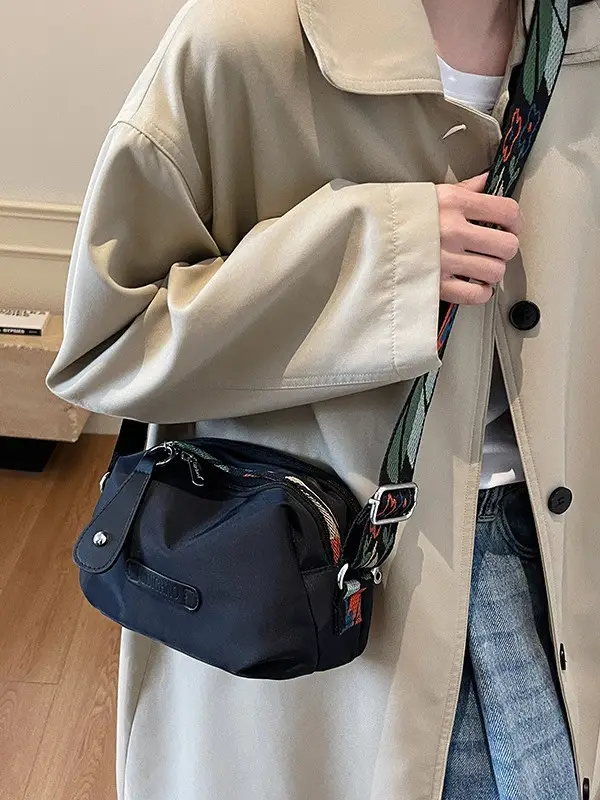 Orange Crossbody Bag for Women Large Capacity Commuting