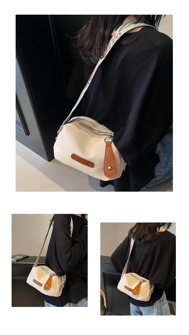 Orange Crossbody Bag for Women Large Capacity Commuting — feature 12