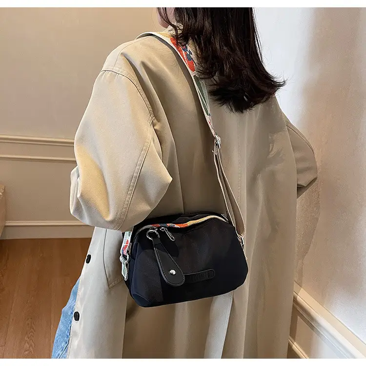 Orange Crossbody Bag for Women Large Capacity Commuting — feature 17