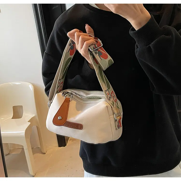 Orange Crossbody Bag for Women Large Capacity Commuting — feature 22