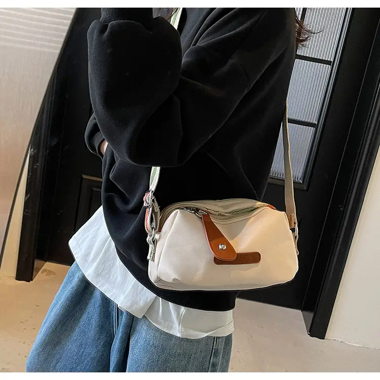 Orange Crossbody Bag for Women Large Capacity Commuting — feature 25