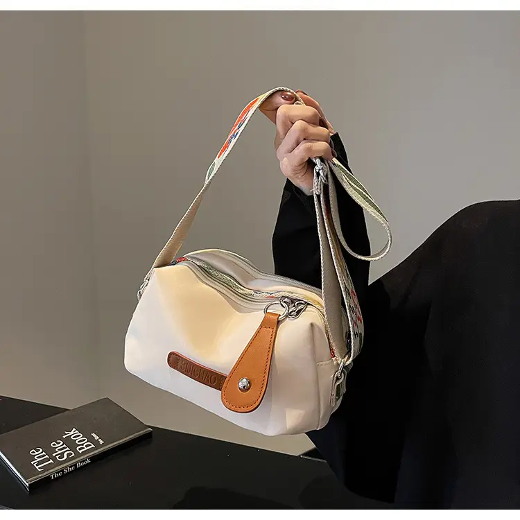 Orange Crossbody Bag for Women Large Capacity Commuting — feature 28