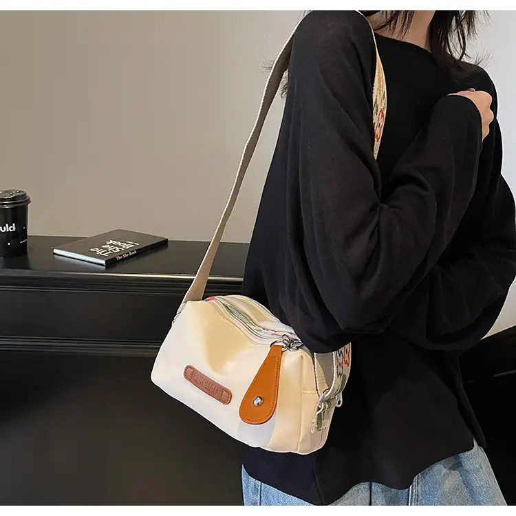 Orange Crossbody Bag for Women Large Capacity Commuting — feature 29