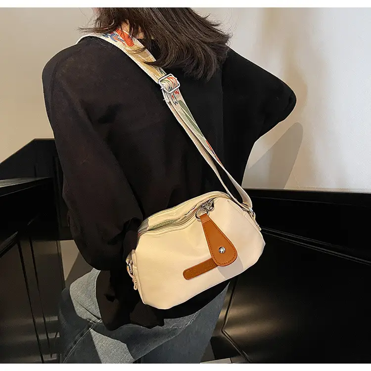 Orange Crossbody Bag for Women Large Capacity Commuting — feature 32